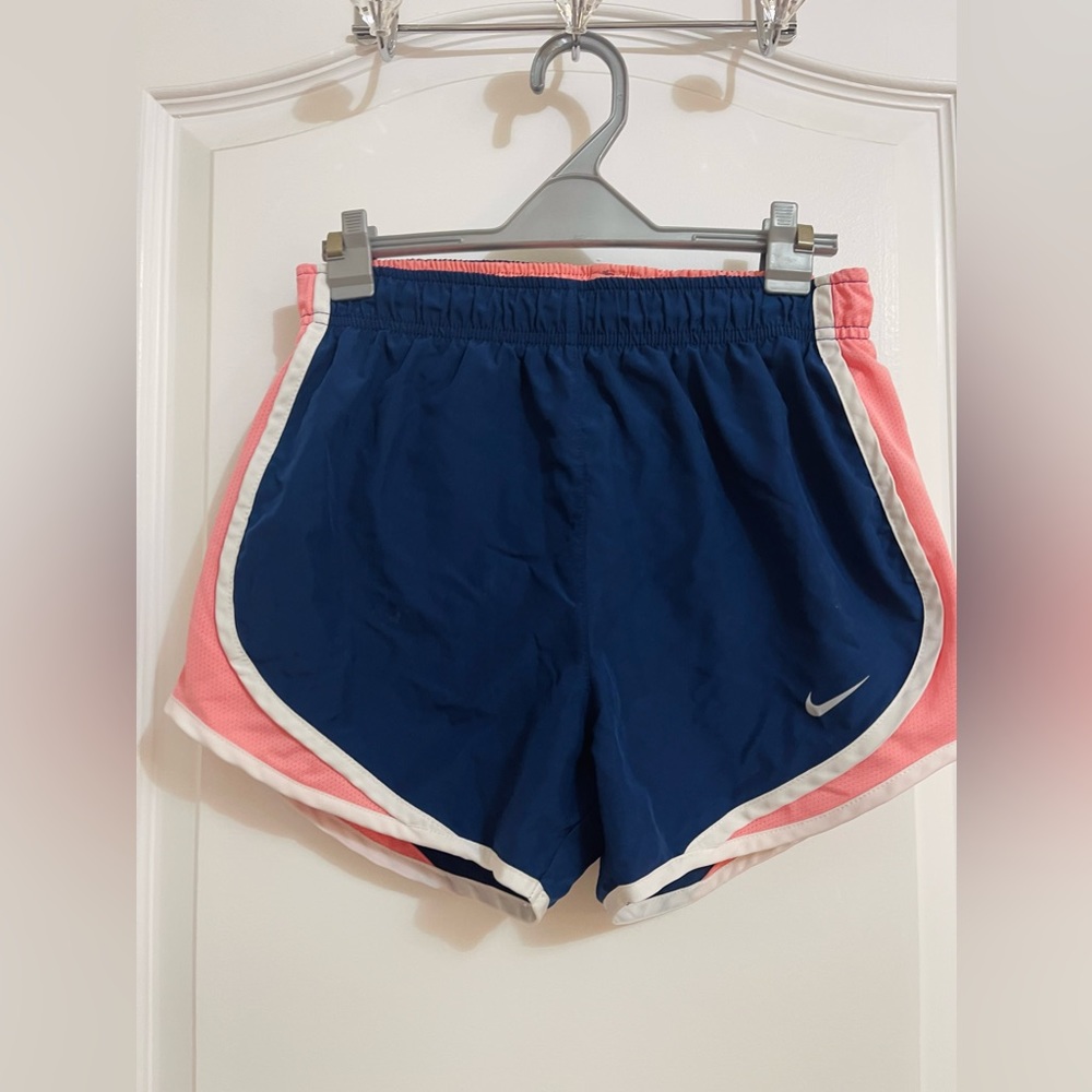 Nike Dry Tempo Running Shorts XS Navy/Pink